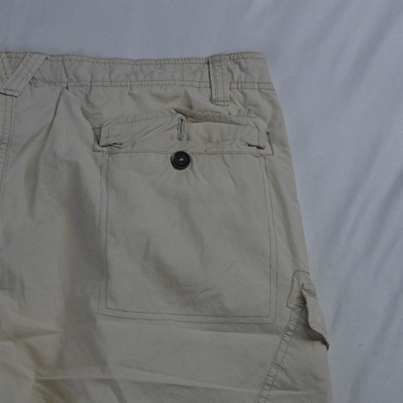 Mantaray 38 x 9" Khaki Lightweight Poplin Cargo‎ Shorts - Picture 5 of 7